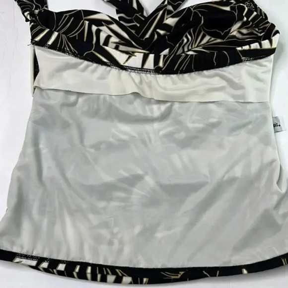 Miraclesuit Black Barcelona Halter Tankini size 8 - Picture 8 of 8
